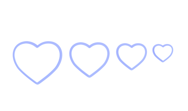 Heart shaped Valentine's Day cookie cutter