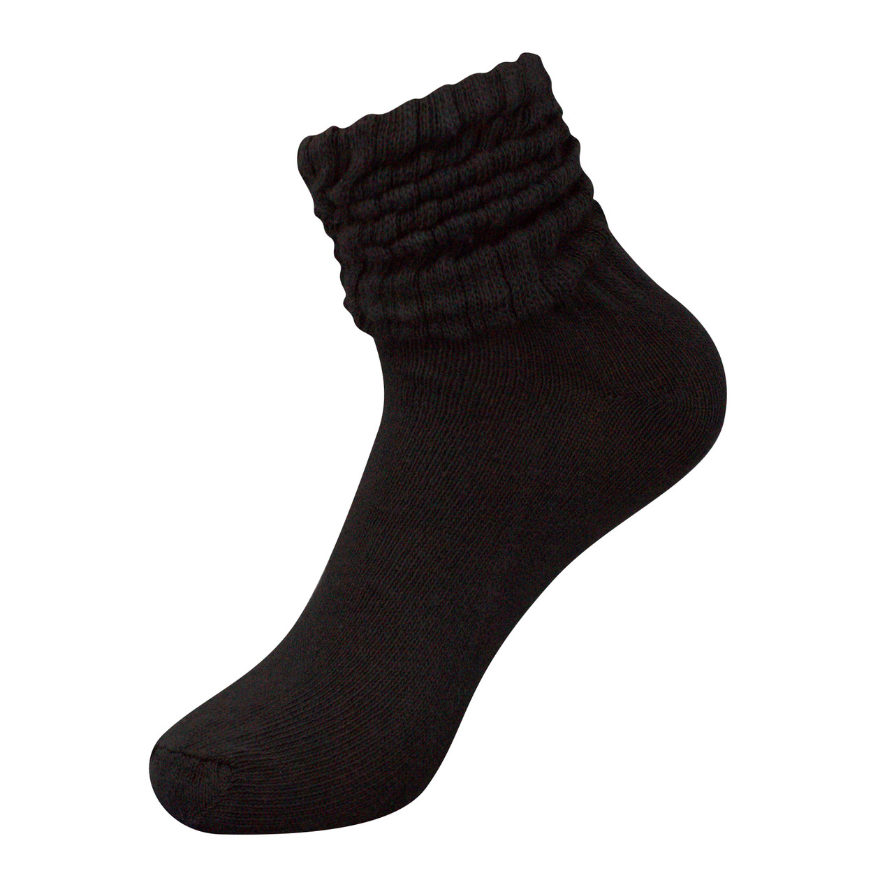 American Made Lightweight Comfy Slouch Socks - 12 Pair Bulk