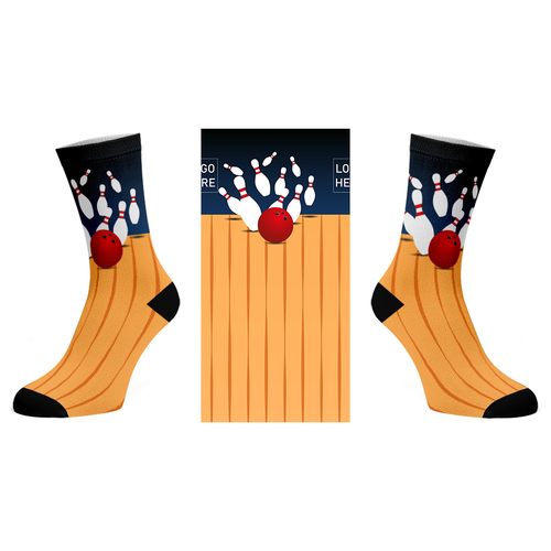 Sublimity Customizable Bowling Socks_tan