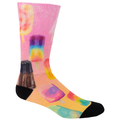 Ice Lollies | Cool & Crazy by Physician's Choice Diabetic Socks | Better Circulation, Better Health | 1 Pair