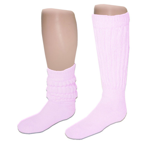 Heavy Slouch Socks Pink