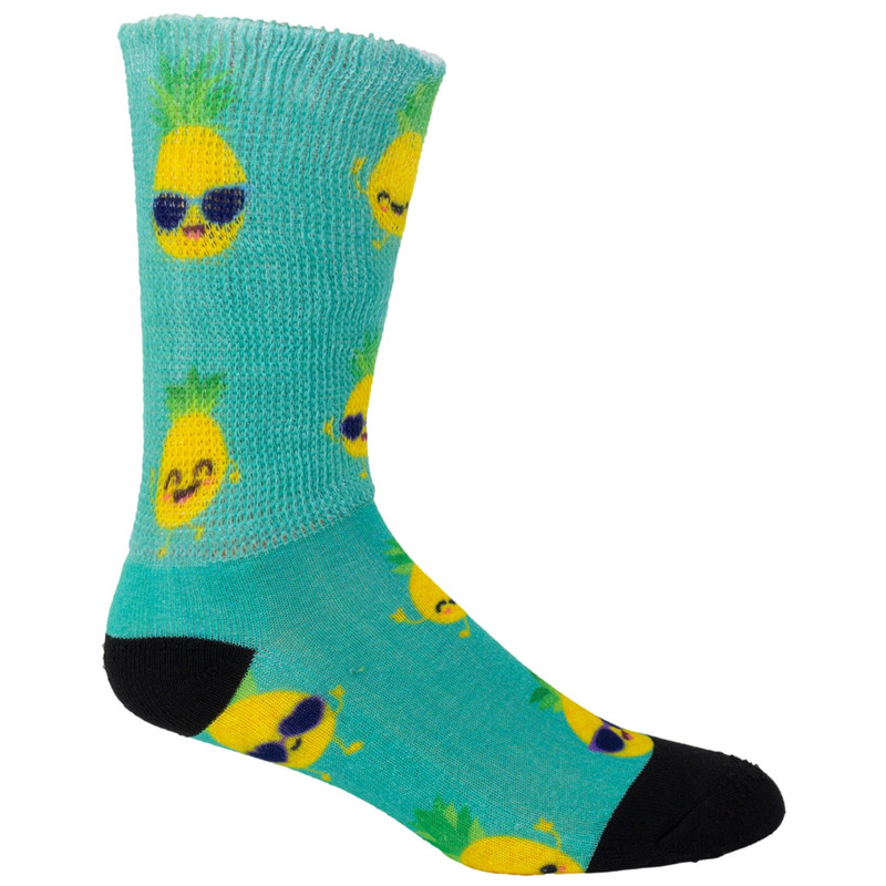 Cool Pineapple | Cool & Crazy by Physician's Choice Diabetic Socks | Better Circulation, Better Health | 1 Pair Cool Pineapple | Cool & Crazy by Physician's Choice Diabetic Socks | Better Circulation, Better Health | 1 Pair