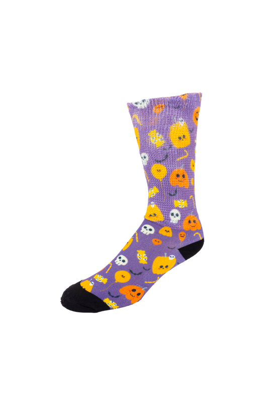 Left side view of CuteNspooky; Cool & Crazy by Physician's Choice Diabetic Socks Left side view of CuteNspooky; Cool & Crazy by Physician's Choice Diabetic Socks