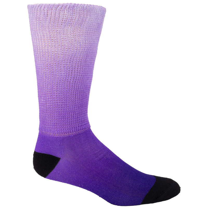 Ombre Light purple to Dark purple | Cool & Crazy Design Socks by Physician's Choice Diabetic Socks | Better Circulation, Better Health | 1 Pair Ombre Light purple to Dark purple | Cool & Crazy Design Socks by Physician's Choice Diabetic Socks | Better Circulation, Better Health | 1 Pair