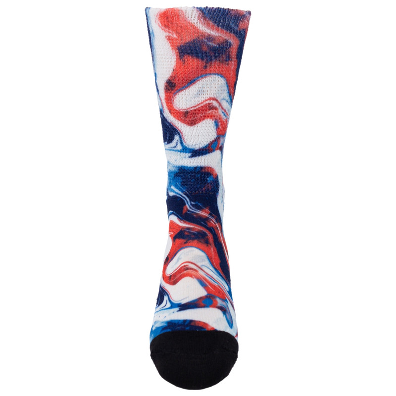 Patriotic Paint Swirl | Cool & Crazy by Physician's Choice Diabetic Socks | Better Circulation, Better Health | 1 Pair Patriotic Paint Swirl | Cool & Crazy by Physician's Choice Diabetic Socks | Better Circulation, Better Health | 1 Pair