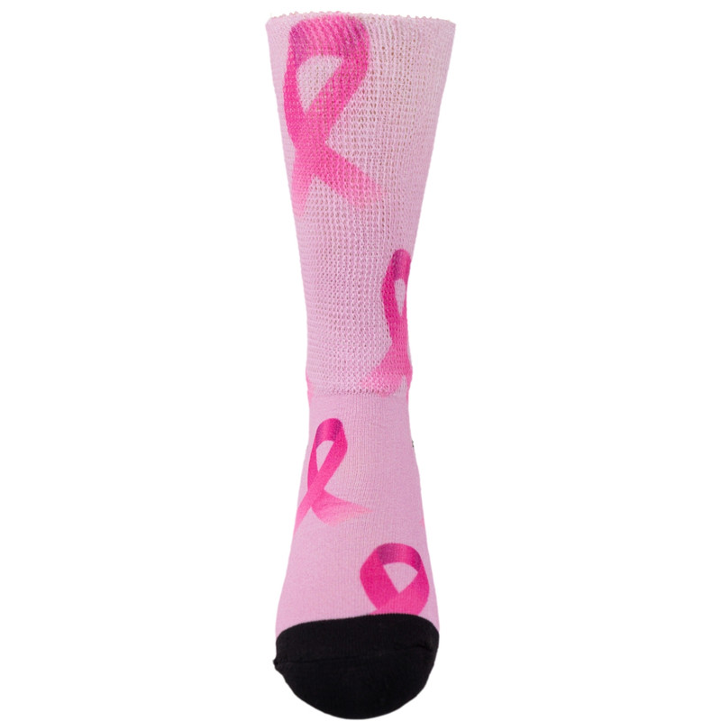 Ribbon Breast Cancer | Cool & Crazy Design Socks by Physician's Choice Diabetic Socks | Better Circulation, Better Health | 1 Pair Ribbon Breast Cancer | Cool & Crazy Design Socks by Physician's Choice Diabetic Socks | Better Circulation, Better Health | 1 Pair