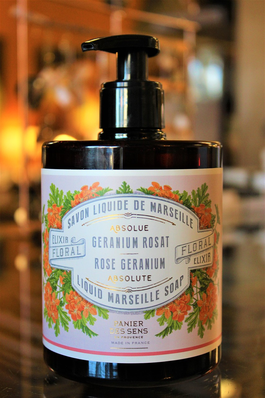 Rose Geranium Liquid Marseille Soap Marie Et Cie