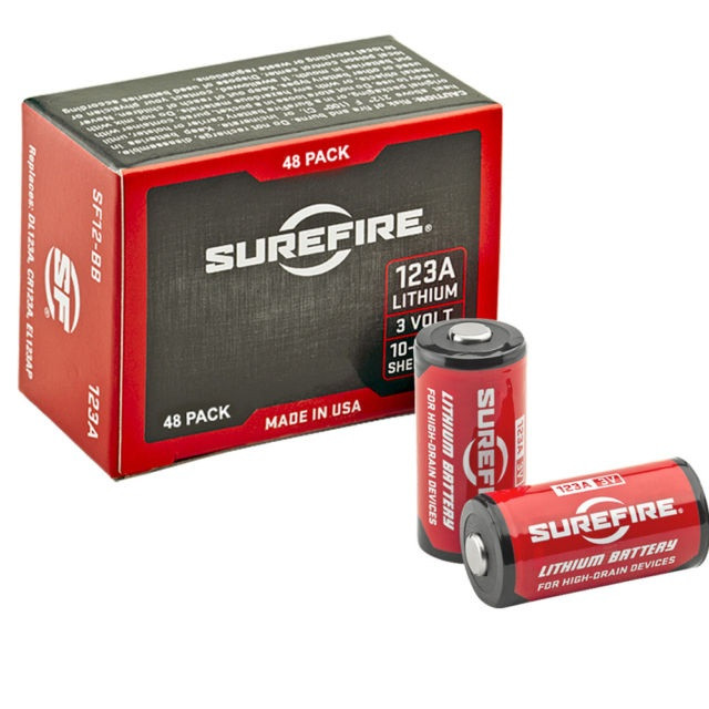 Buy Surefire CR123A Lithium Batteries | LionHeart Alliance