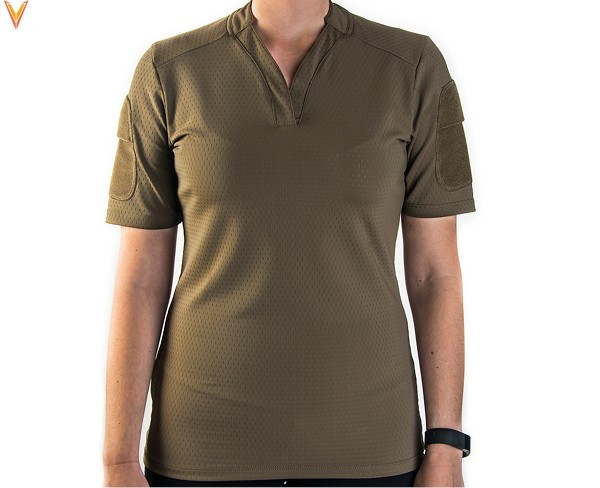 Velocity Systems Boss Rugby ブラウン S Velocity Systems Women's BOSS Rugby Short Sleeve Shirt - LionHeart