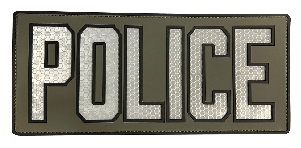Reflective PVC Patch - Police