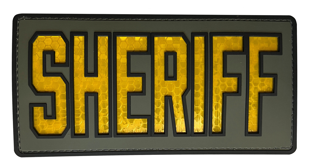 Reflective PVC Patch - Sheriff