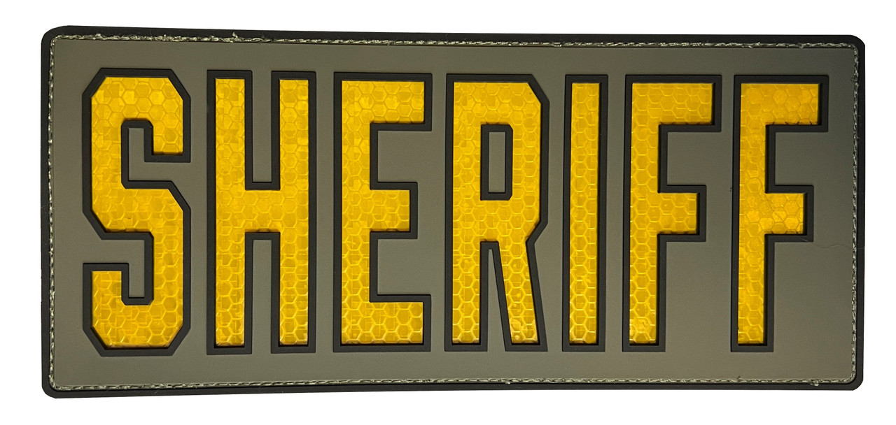 Reflective PVC Patch - Sheriff