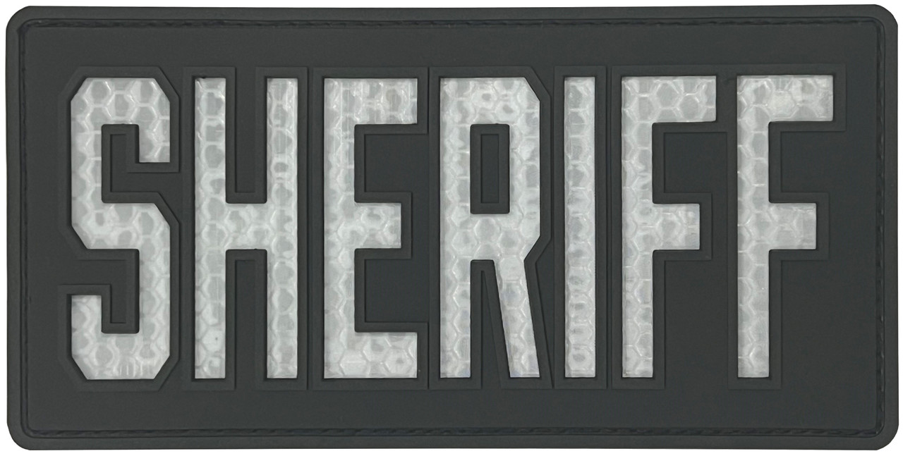 Reflective PVC Patch - Sheriff