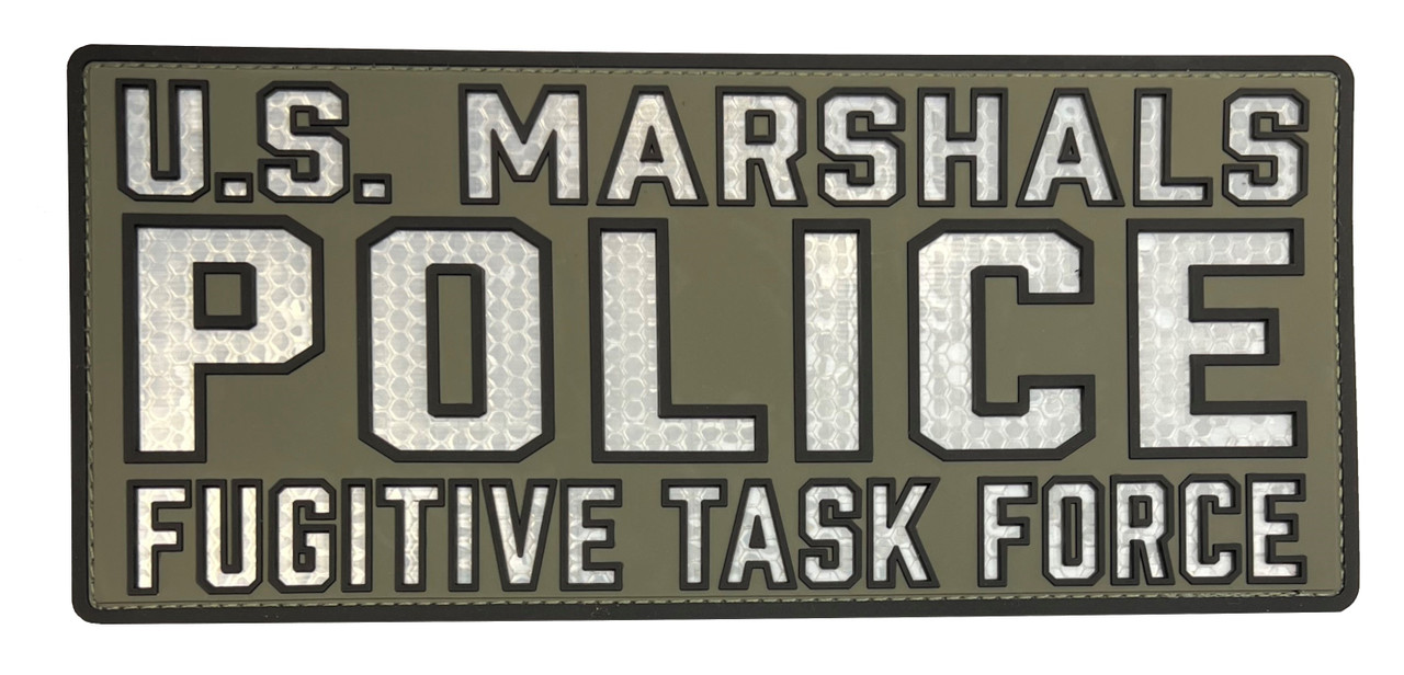 絶版 US MARSHAL TASK FORCE リフレクターパッチ2police - 個人装備