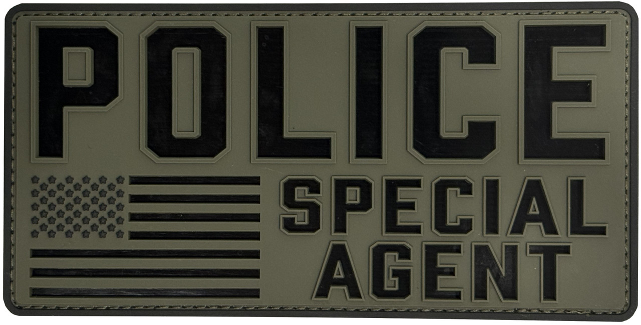 PVC Patch - Police Special Agent Combat ID Patch