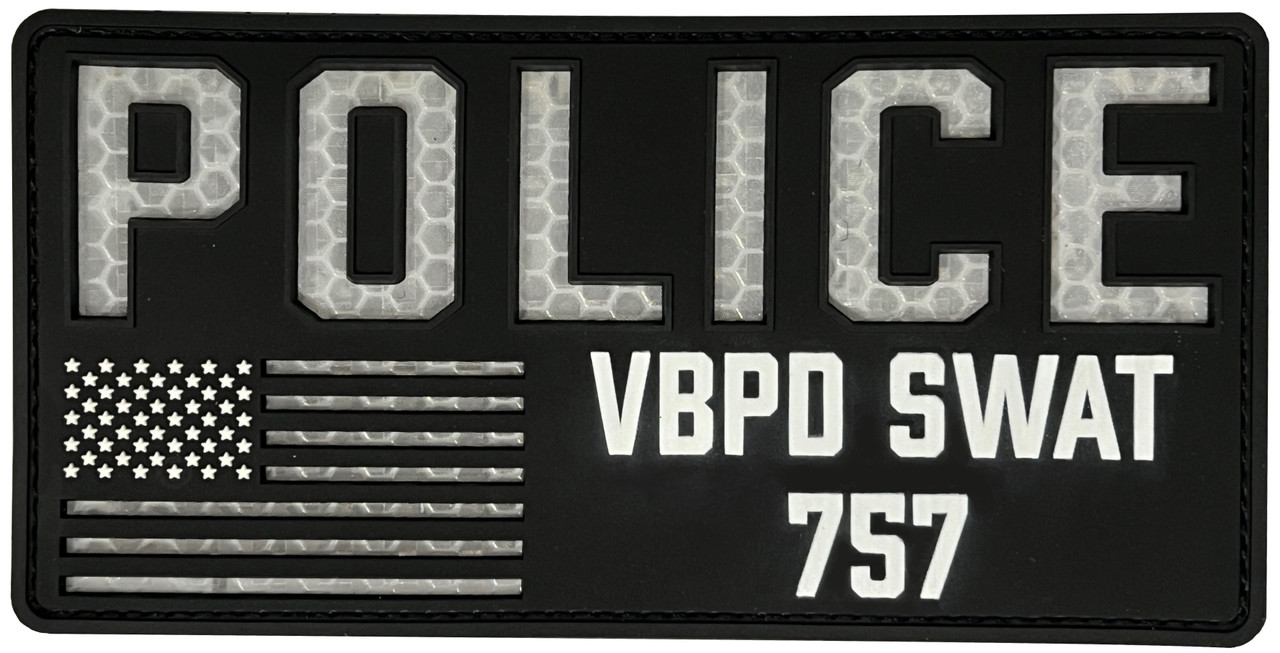 Reflective PVC Patch - Custom Combat ID Patch
