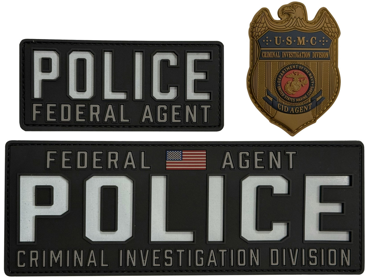 Combat Swag™ Reflective PVC Patch Set - United States Marine Corps