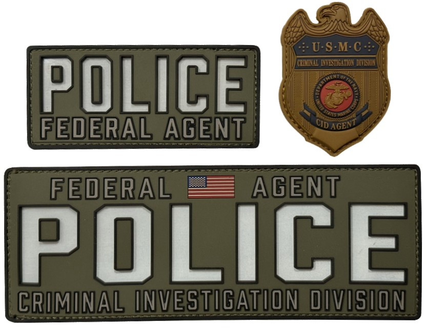 Combat Swag™ Reflective PVC Patch Set - United States Marine Corps