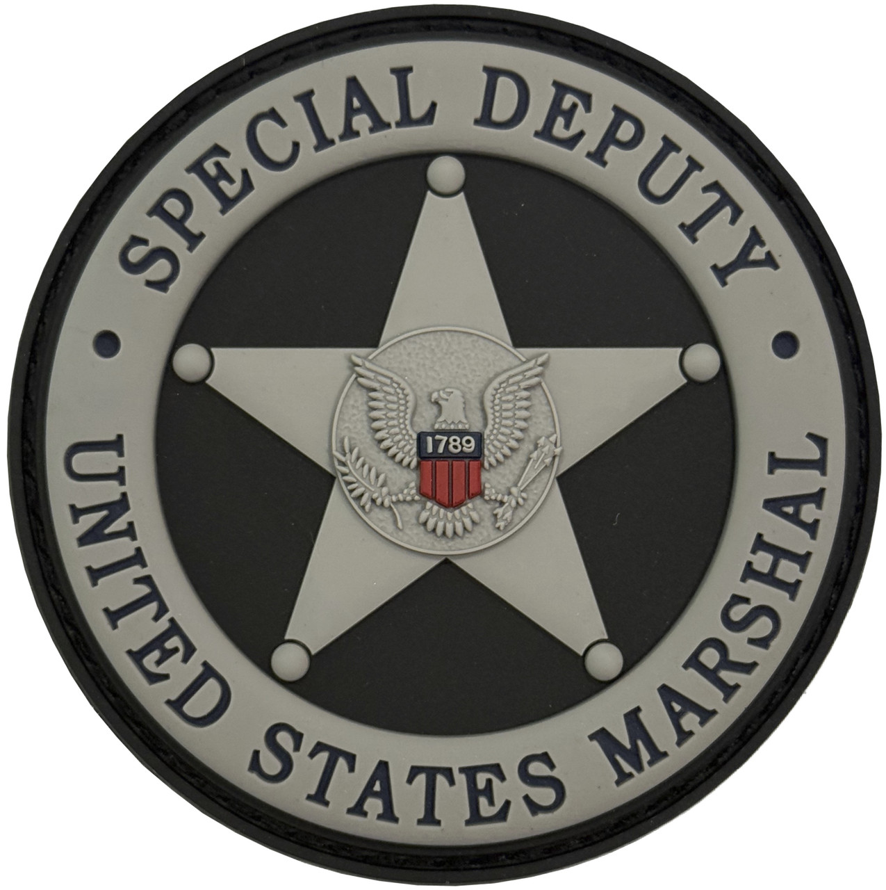 Combat Swag™ PVC Badge Patch - Special Deputy USMS - LionHeart