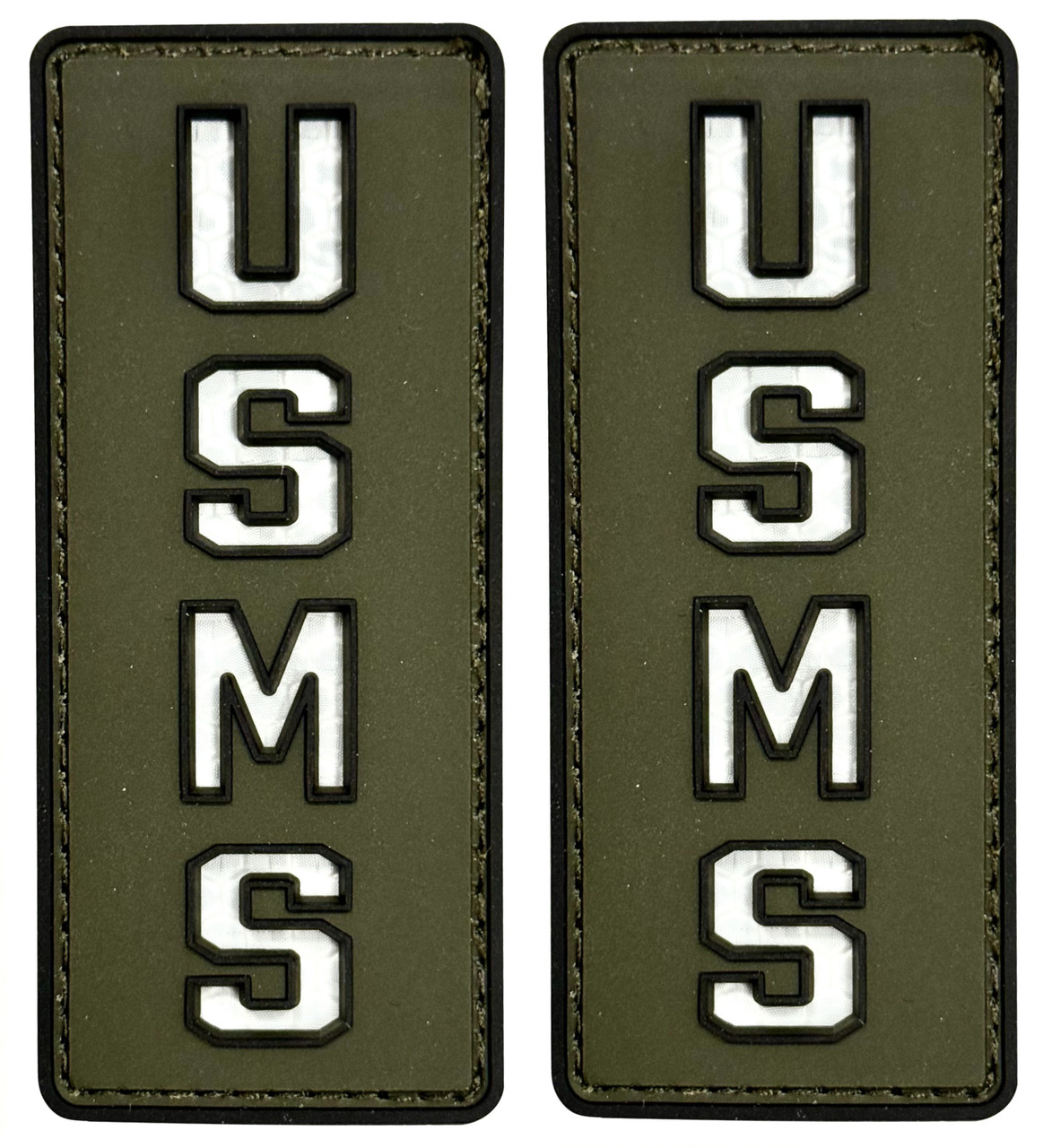Reflective Cummerbund PVC Patch Set - USMS