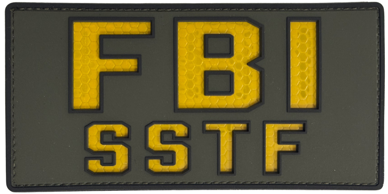 Reflective PVC Patch - FBI SSTF (Safe Streets Task Force)