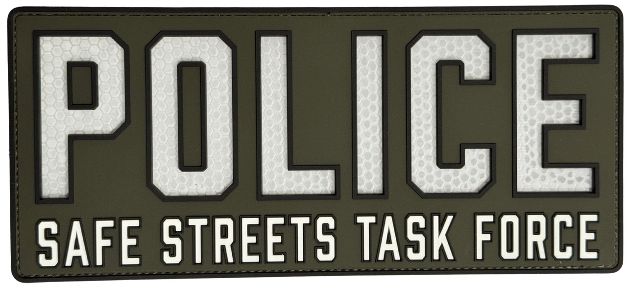Task Force Safe Reflective PVC Patch - Police SSTF (Safe Streets Task Force)