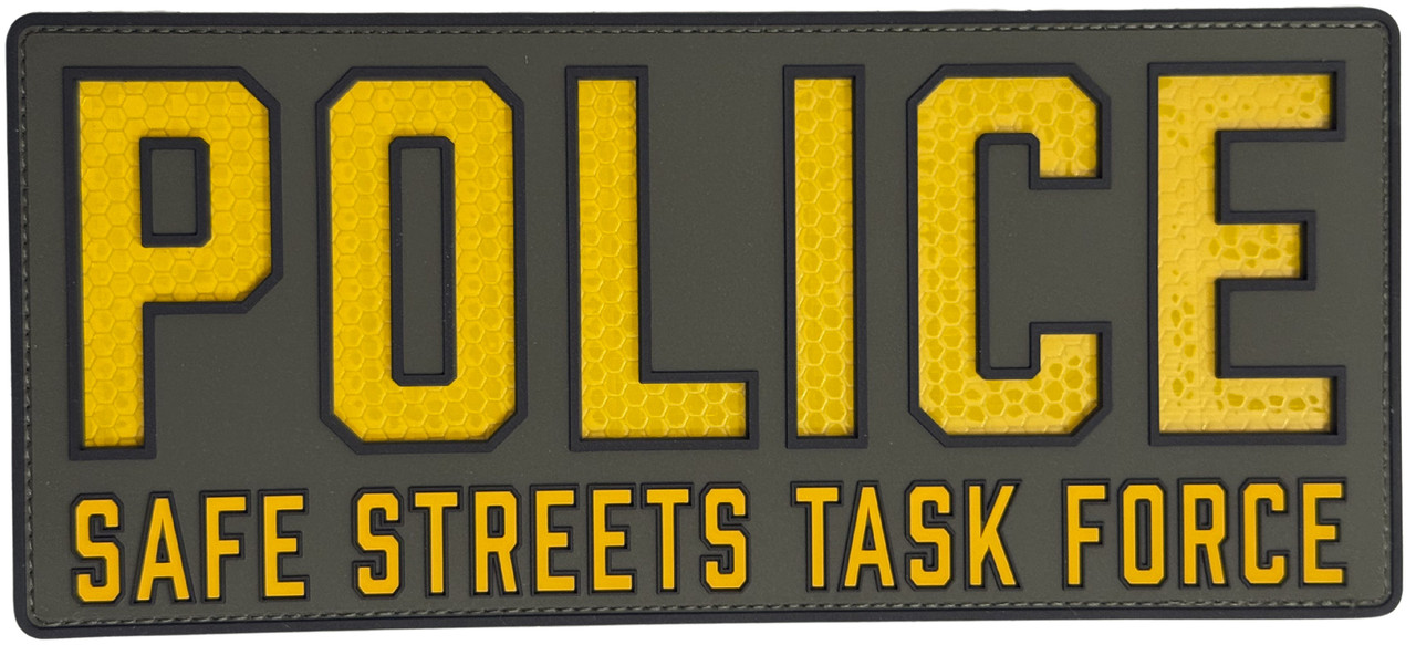 Reflective PVC Patch - Police SSTF (Safe Streets Task Force)