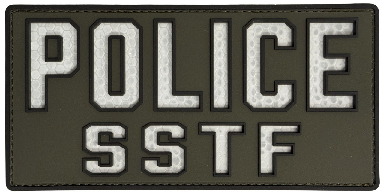 Reflective PVC Patch - Police SSTF (Safe Streets Task Force)