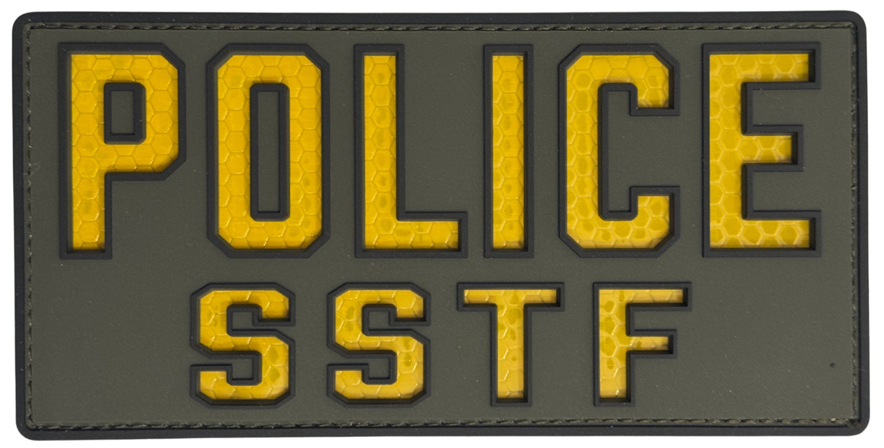 Reflective PVC Patch - Police SSTF (Safe Streets Task Force)