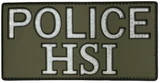 Reflective PVC Patch Set - Official HSI (Homeland Security Investigations)