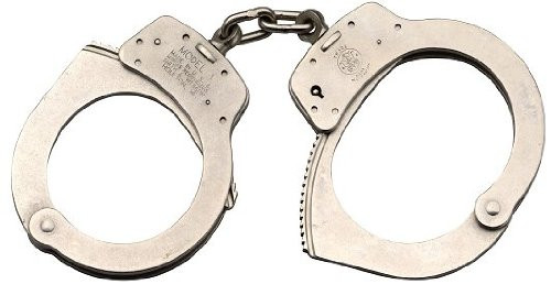 Smith & Wesson Model 300 Hinged Handcuffs Nickel | LionHeart