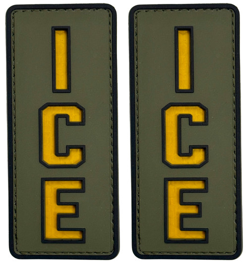 Combat Swag™ Reflective Cummerbund PVC Patch Set - ICE