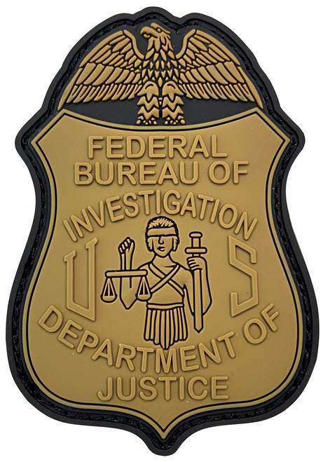 Combat Swag™ PVC Badge Patch - FBI