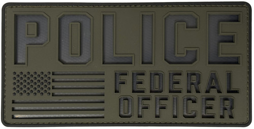 Combat Swag™ Covert IR PVC Patch - Police Federal Officer Combat ID Patch