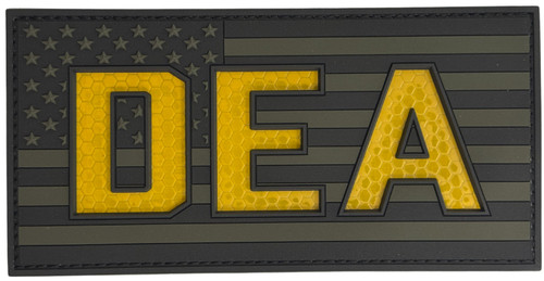 Combat Swag™ Reflective PVC Patch - DEA Flag