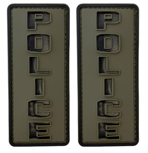 Combat Swag™ Covert IR Cummerbund PVC Patch Set - Police