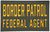 Border Patrol Federal Agent patch