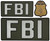 Combat Swag™ Reflective PVC Patch Set - FBI