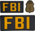 Combat Swag™ Reflective PVC Patch Set - FBI