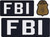 Combat Swag™ Reflective PVC Patch Set - FBI