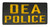 Combat Swag™ Reflective PVC Patch Set - DEA