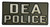 Combat Swag™ Reflective PVC Patch Set - DEA