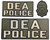 Combat Swag™ Reflective PVC Patch Set - DEA