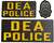 Combat Swag™ Reflective PVC Patch Set - DEA