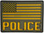 Combat Swag™ Reflective PVC Patch - Police Flag
