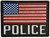 Combat Swag™ Reflective PVC Patch - Police Flag