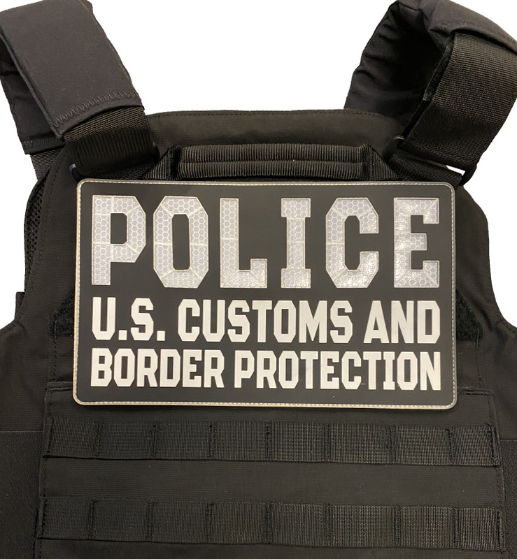 Saber Torch CBP PVC IR Tactical Vest Patch Set