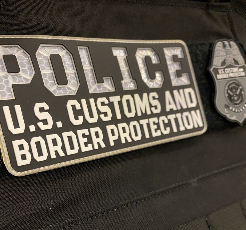 Saber Torch CBP PVC IR Tactical Vest Patch Set