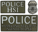 Reflective PVC Patch Set - Official HSI (Homeland Security Investigations)