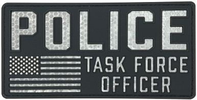 Reflective PVC Patch - Police Task Force Officer Combat ID Patch